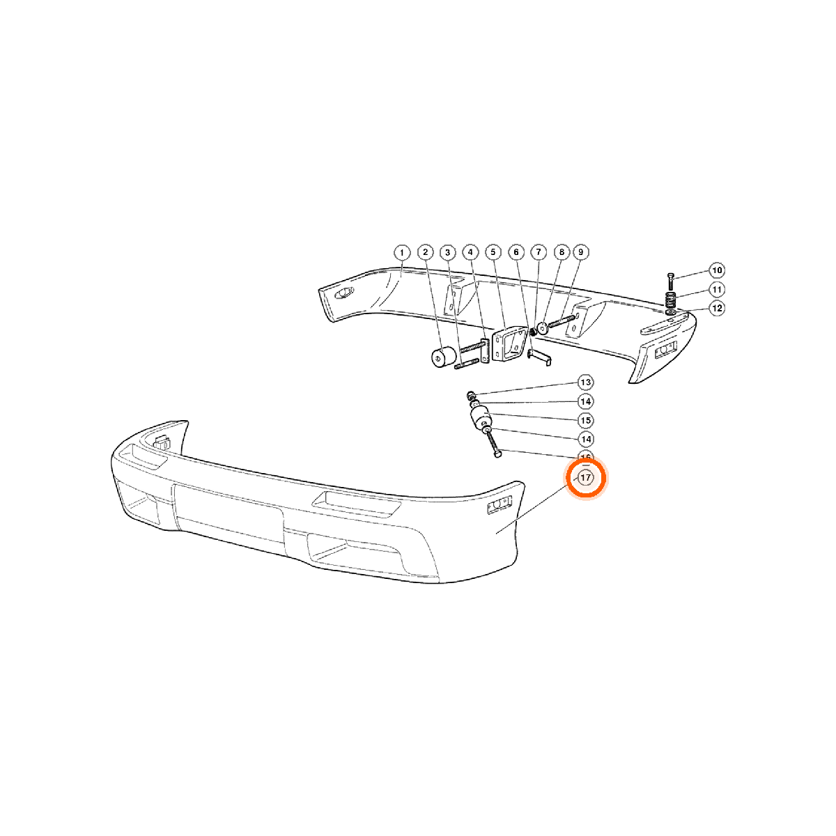 Iron Vault highlighted EPC square-v1 71.96.93.01.00 callout 017 — SKU 0093007422