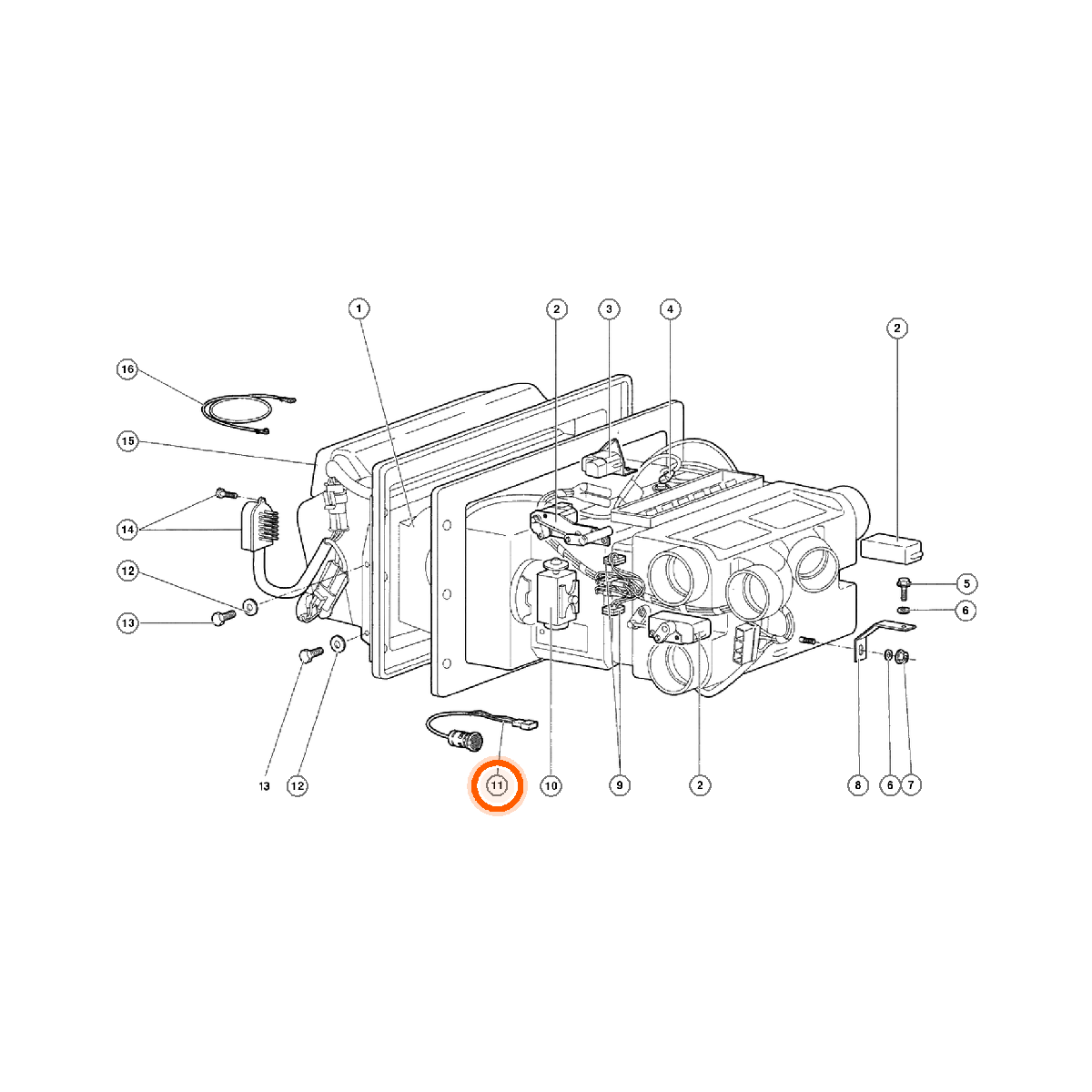 Iron Vault highlighted EPC square-v1 45.04.00 callout 011 — SKU 410820539