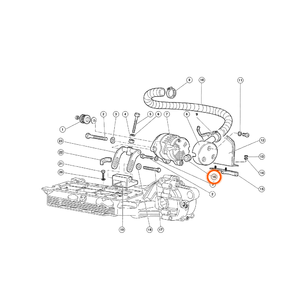 Iron Vault highlighted EPC square-v1 16.03.00 callout 016 — SKU 008611805