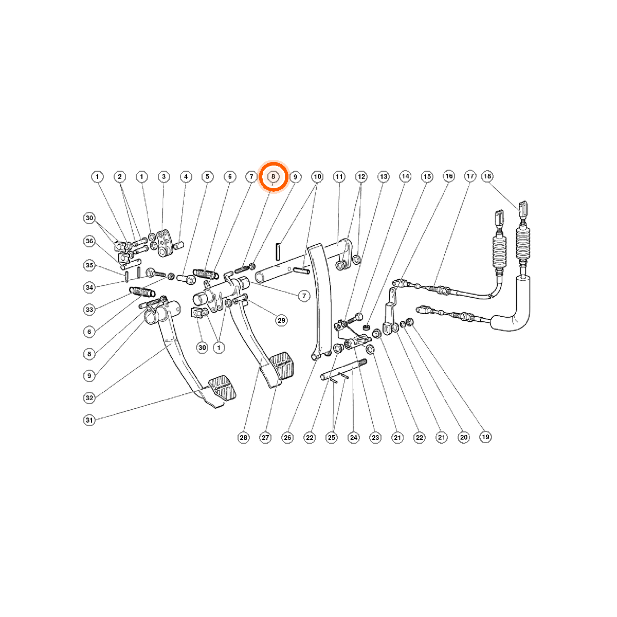 Iron Vault highlighted EPC square-v1 42.01.00 callout 008 — SKU 004210834