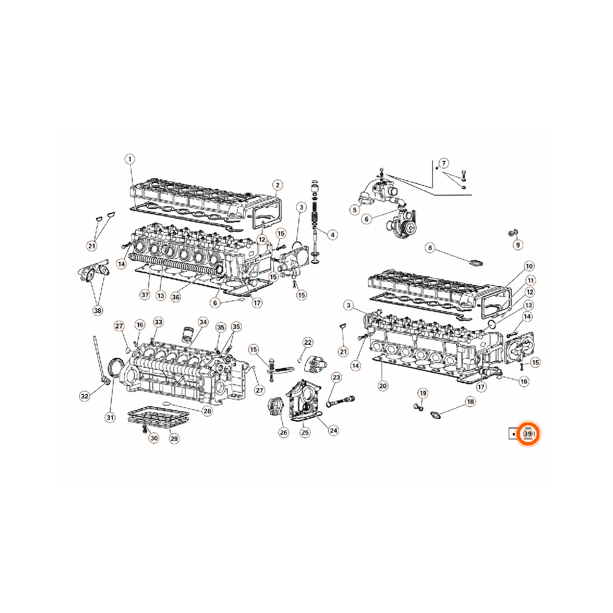 Iron Vault highlighted EPC square-v1 11.05.00 callout 039 — SKU 0011005352