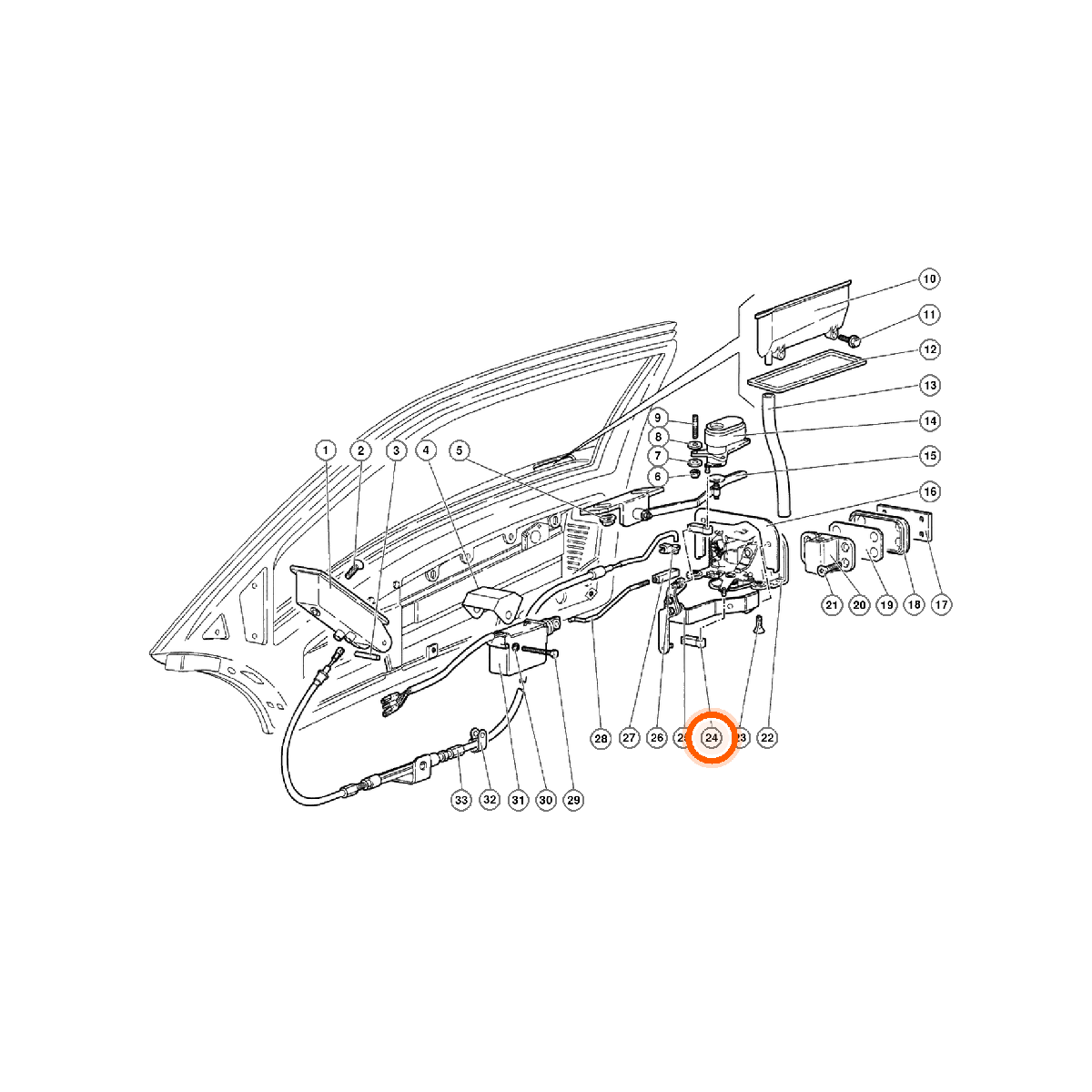 Iron Vault highlighted EPC square-v1 72.01.00 callout 024 — SKU 410837299