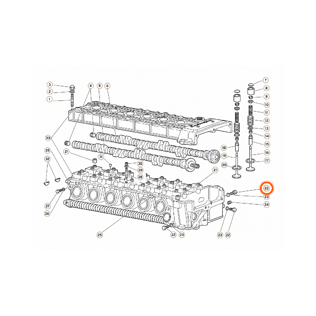 Iron Vault highlighted EPC square-v1 11.02.00 callout 022 — SKU 008100631