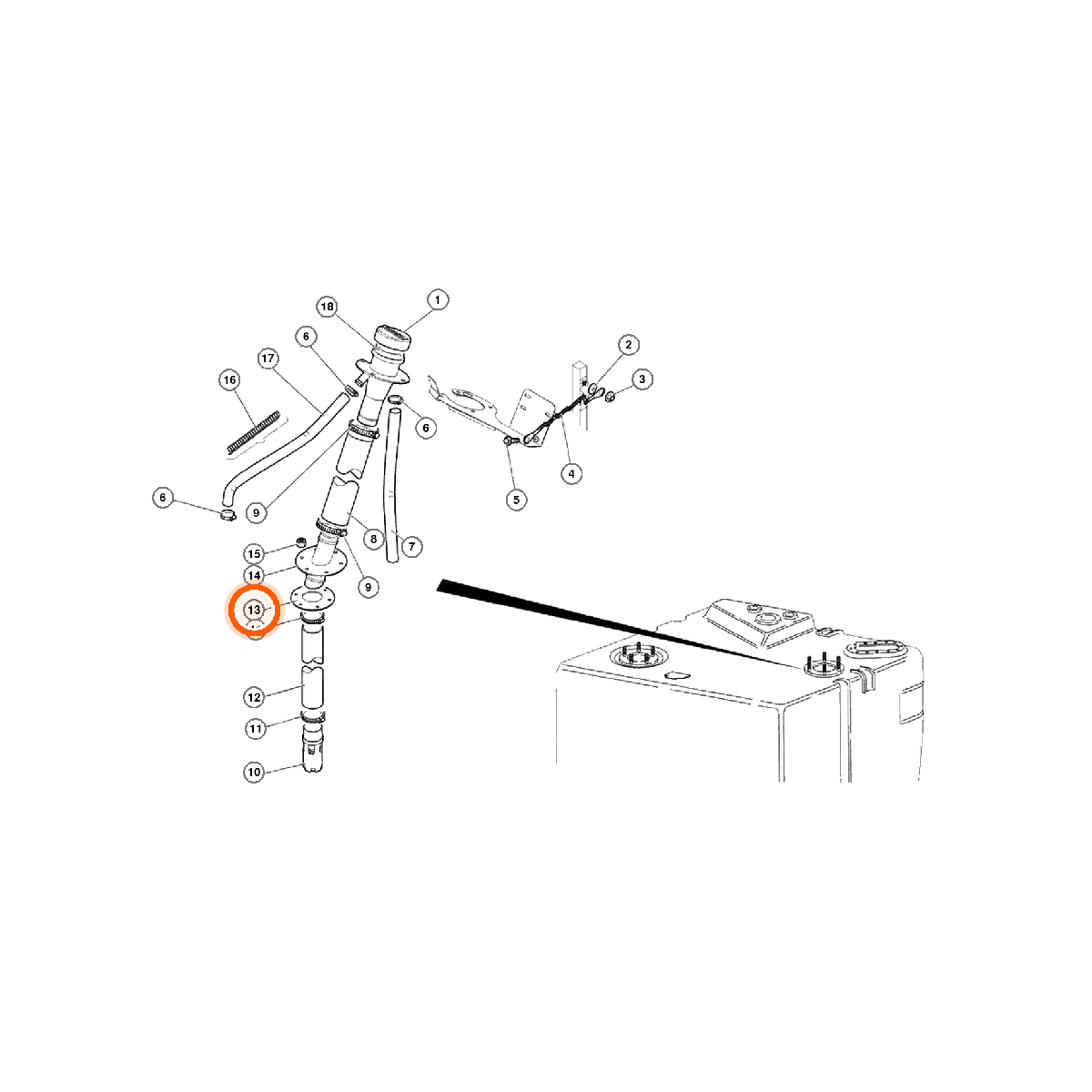 Iron Vault highlighted EPC square-v1 62.06.00 callout 013 — SKU 006205360