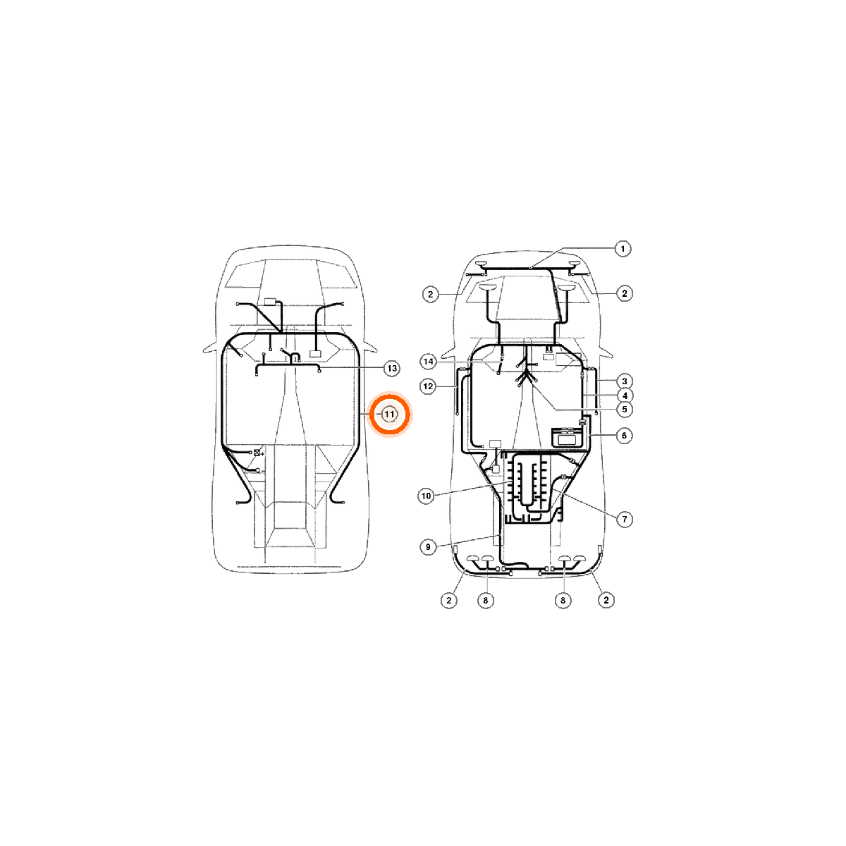 Iron Vault highlighted EPC square-v1 61.01.00 callout 011 — SKU 0061006896