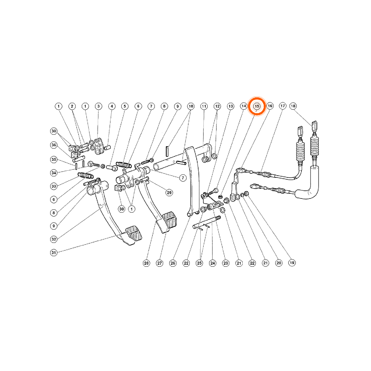 Iron Vault highlighted EPC square-v1 42.01.00 callout 015 — SKU N90226404