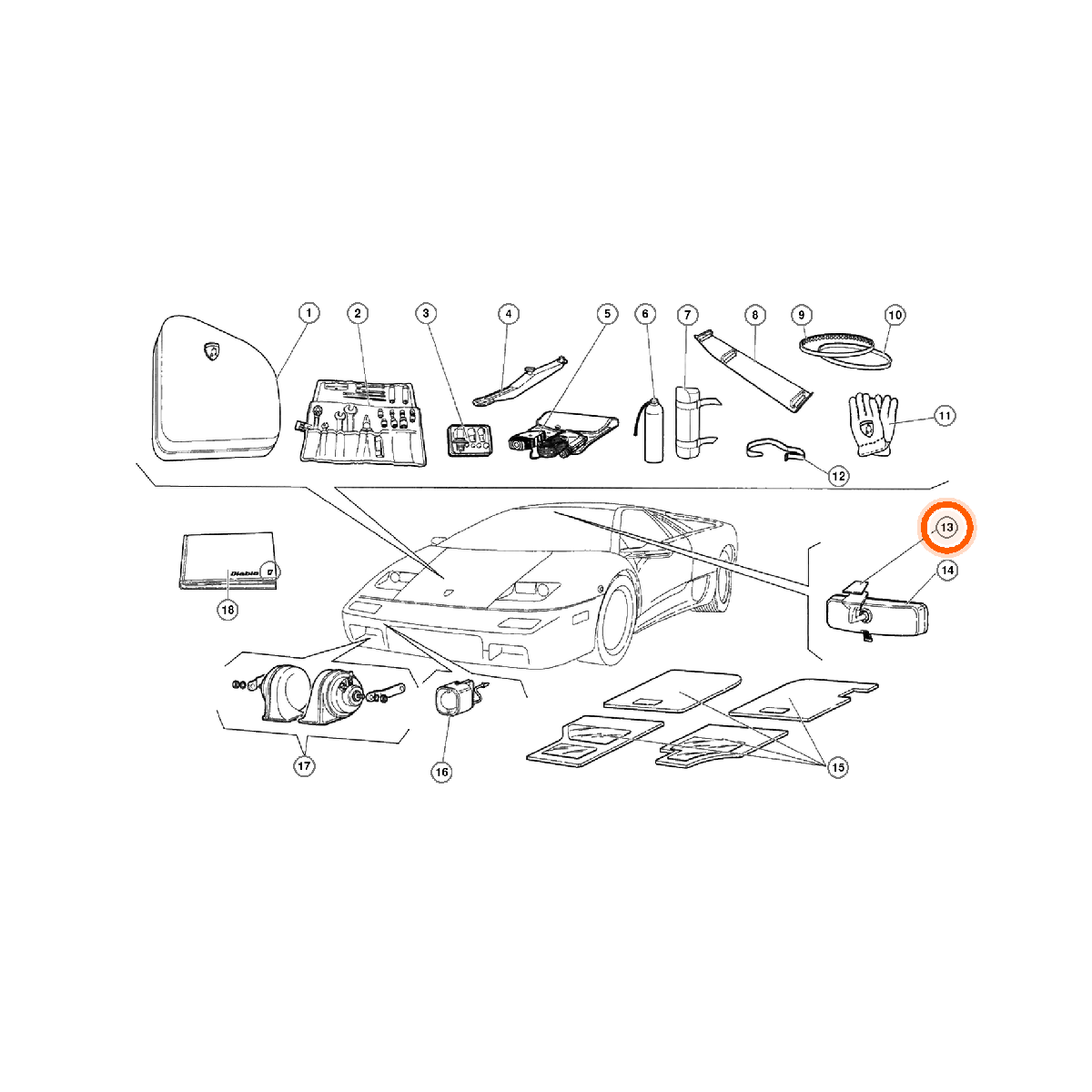 Iron Vault highlighted EPC square-v1 59.01.00 callout 013 — SKU 009490409