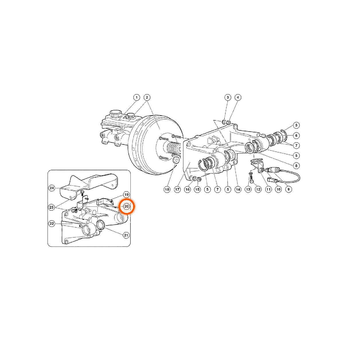 Iron Vault highlighted EPC square-v1 42.02.00 callout 020 — SKU 004232996