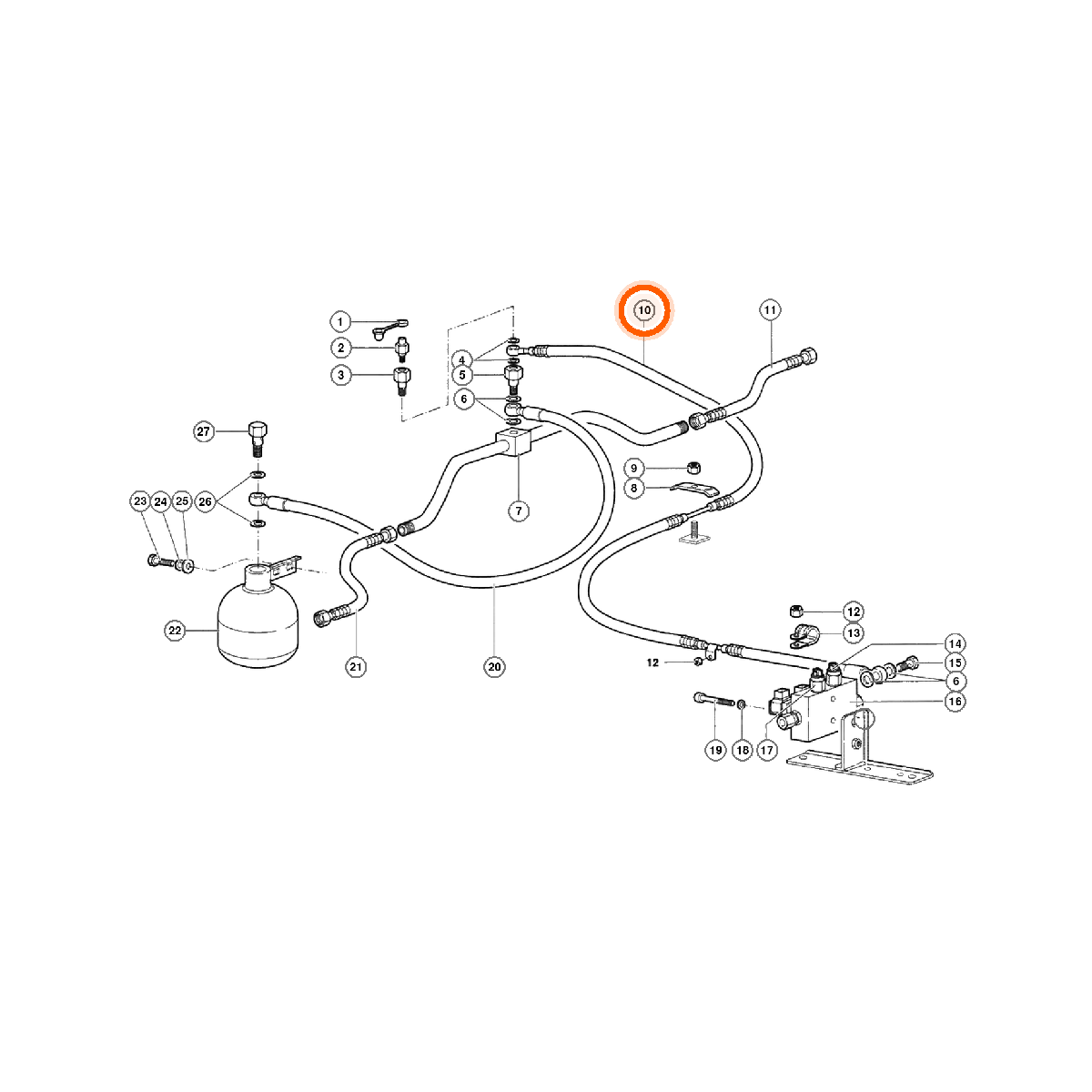 Iron Vault highlighted EPC square-v1 51.03.00 callout 010 — SKU 0051006848