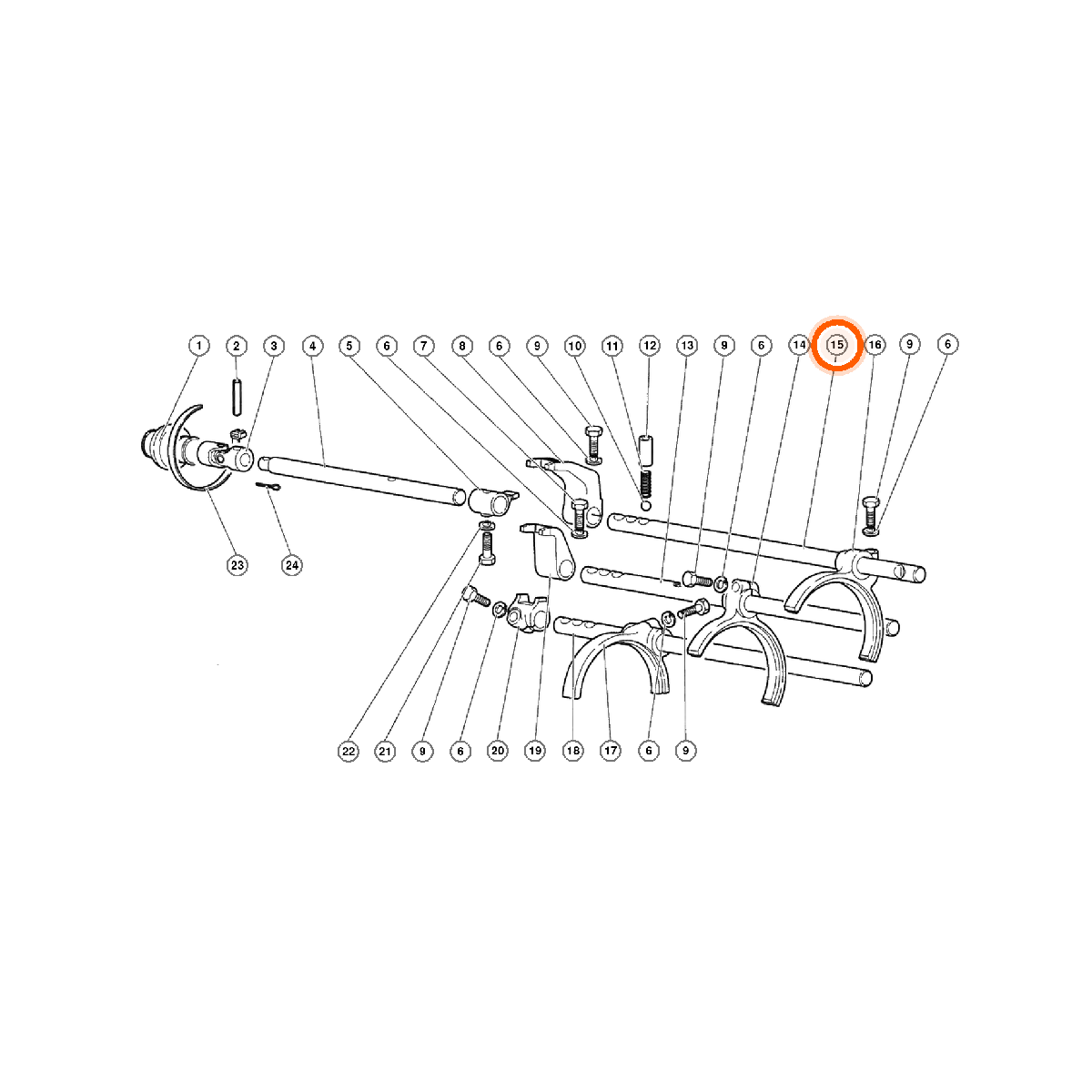 Iron Vault highlighted EPC square-v1 24.02.00 callout 015 — SKU 002425229