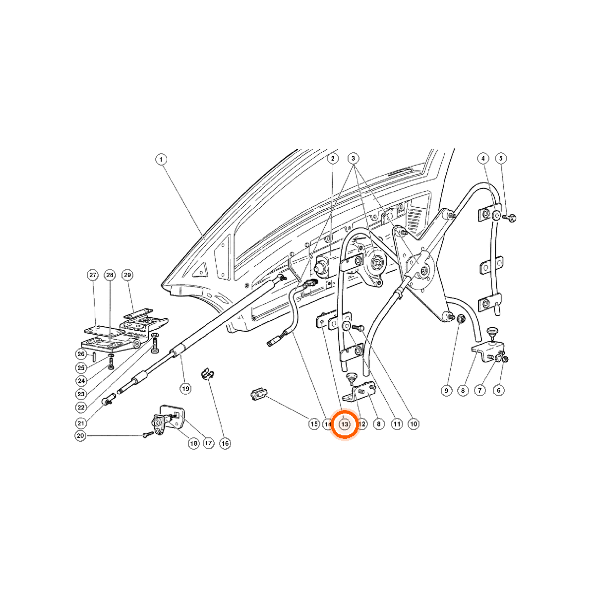 Iron Vault highlighted EPC square-v1 72.02.00 callout 013 — SKU 009421607