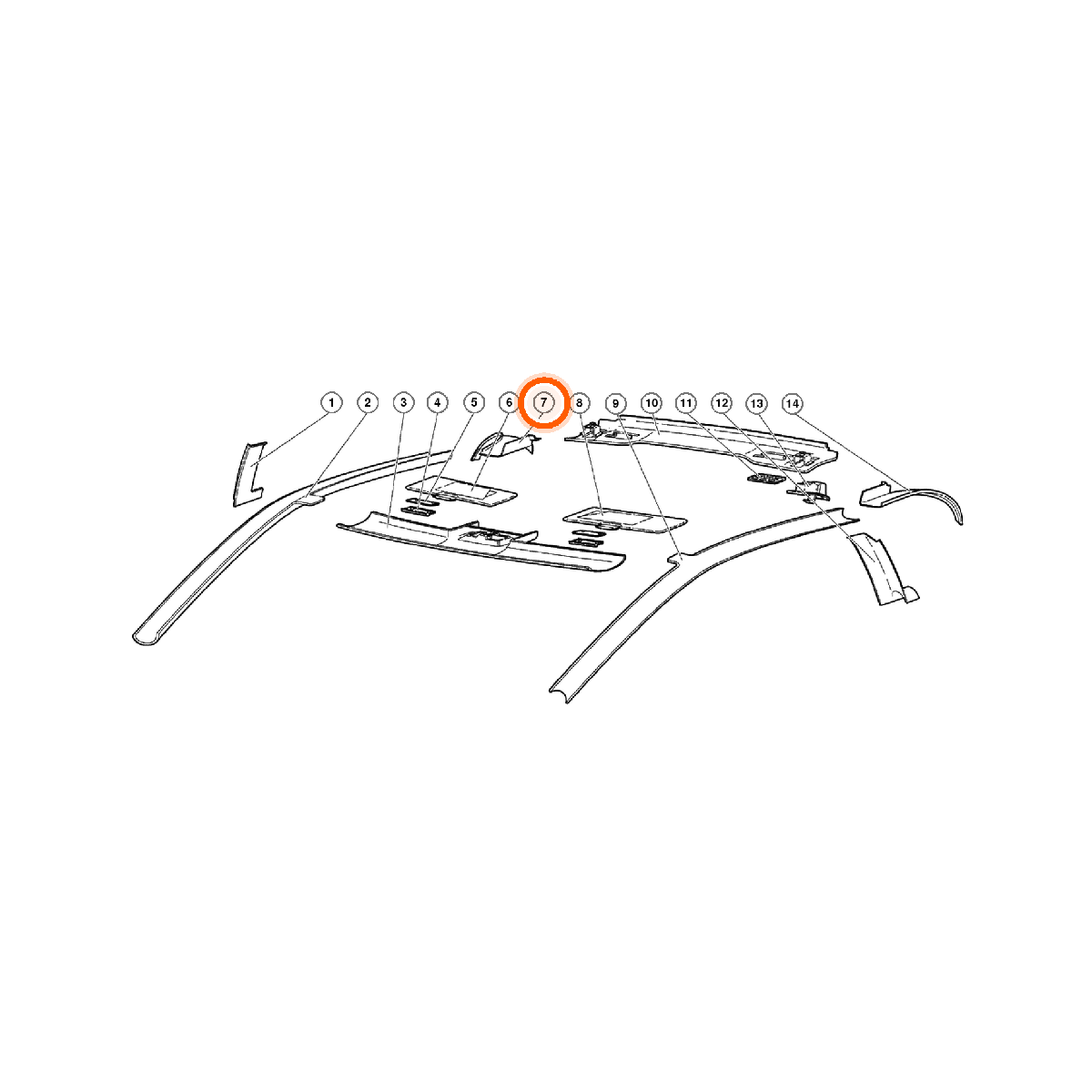 Iron Vault highlighted EPC square-v1 78.03.00 callout 007 — SKU 009458221