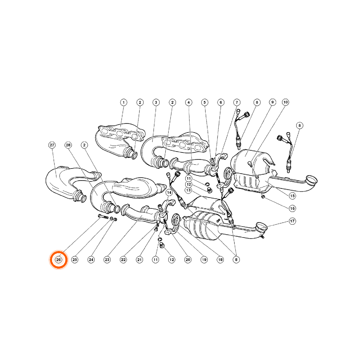 Iron Vault highlighted EPC square-v1 44A.01.00 callout 026 — SKU 008100870