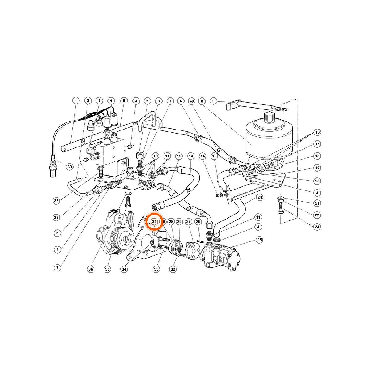 Iron Vault highlighted EPC square-v1 43.04.00 callout 031 — SKU 001737044