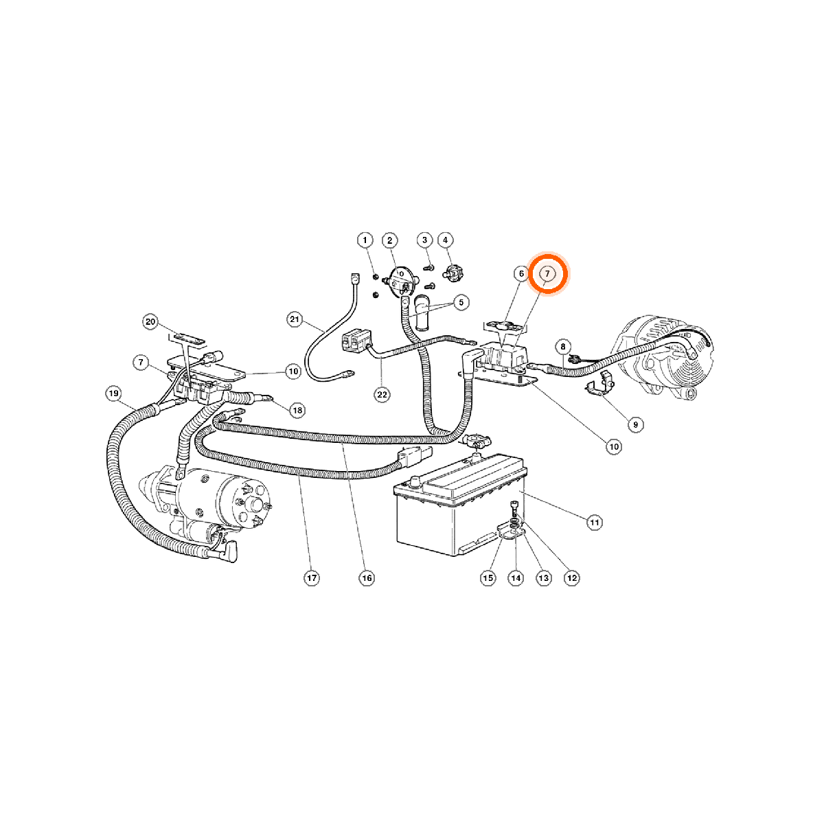 Iron Vault highlighted EPC square-v1 61.02.00 callout 007 — SKU 005937289