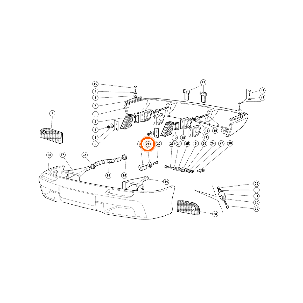 Iron Vault highlighted EPC square-v1 93.01.00 callout 021 — SKU 009463115