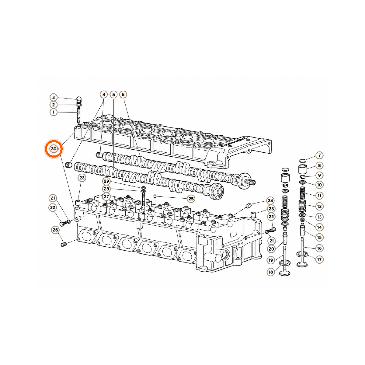 Iron Vault highlighted EPC square-v1 11.01.00 callout 030 — SKU 460132010