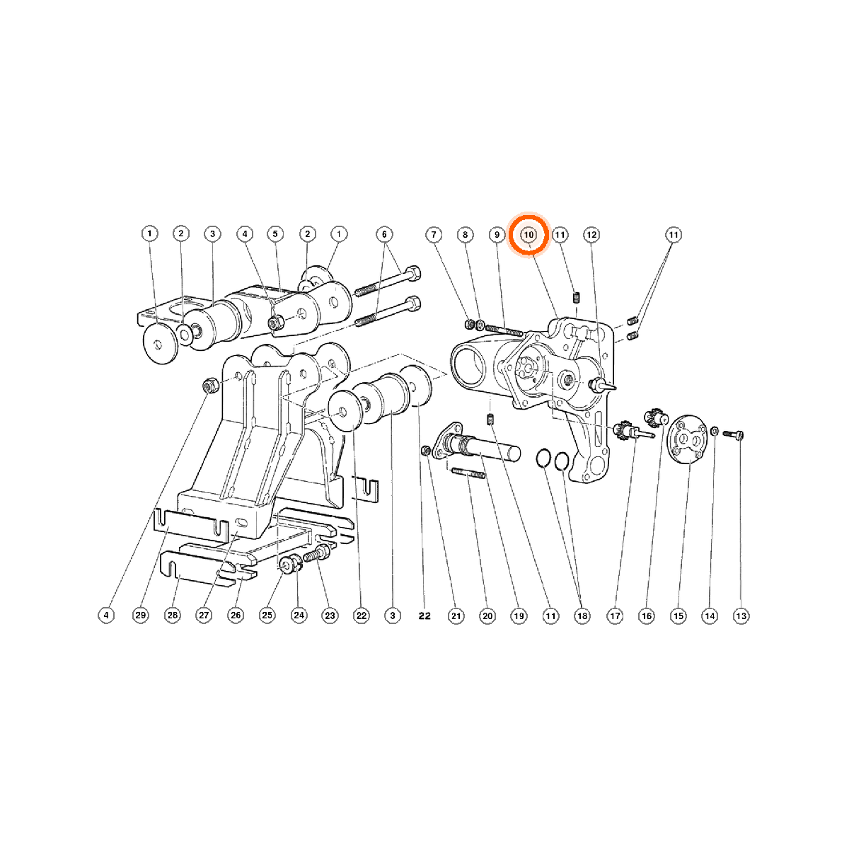Iron Vault highlighted EPC square-v1 24.04.00 callout 010 — SKU 002431783