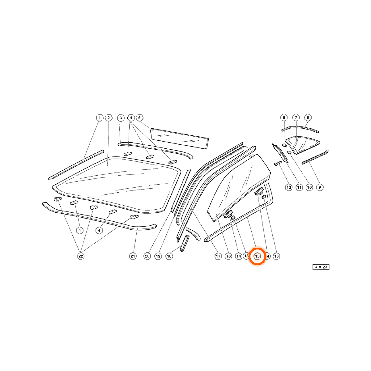 Iron Vault highlighted EPC square-v1 70.01.00 callout 015 — SKU 0072010206