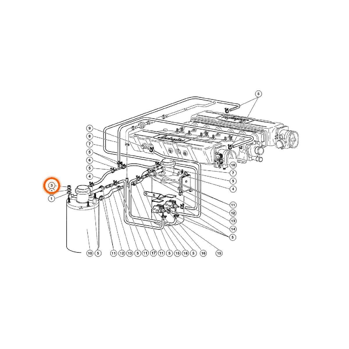 Iron Vault highlighted EPC square-v1 62.05.00 callout 003 — SKU 008200610