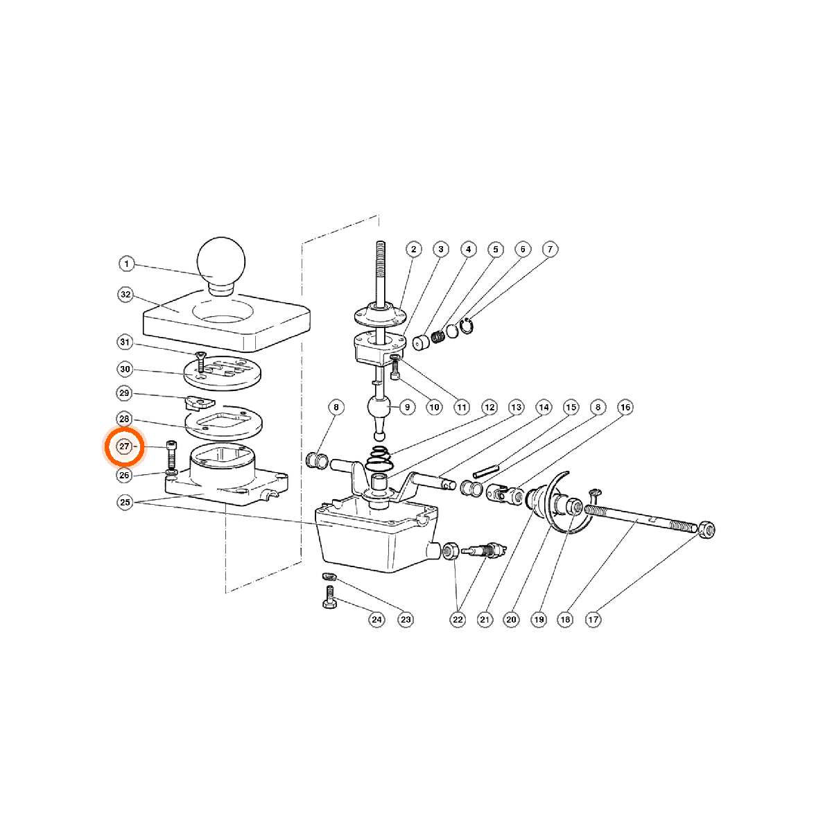 Iron Vault highlighted EPC square-v1 24.01.00 callout 027 — SKU 008700804