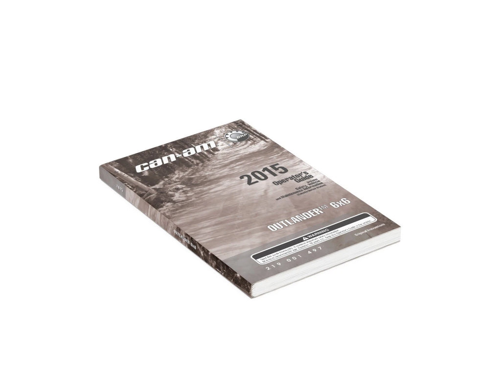 Fits BRP Operator Guide 2014, OEM Part # 219001497