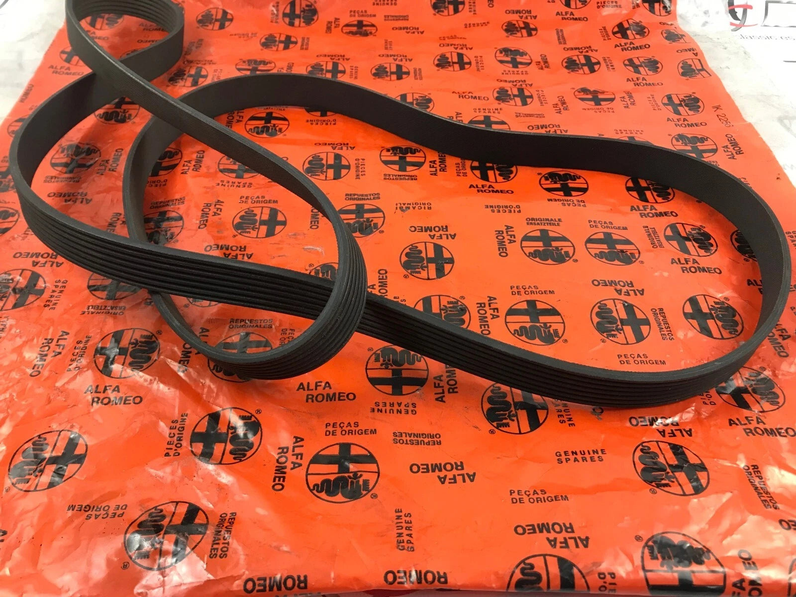 Fits Alfa Romeo GTV/SPIDER Drive Belt, OEM Part # 60812001