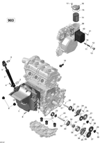 2014-2015 Fits Sea-Doo Spark Ace 900 HO (2Up And 3Up) Cvr, OEM Part # 420656700
