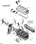 Fits 2007-2016 Sea-Doo GTI-GTR-GTS / GTI 130 Camshaft, OEM Part # 420837854