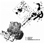 2018 Fits Ski-Doo 3B- Summit 850 E-TEC Water Pump Hsg, OEM Part # 420822287